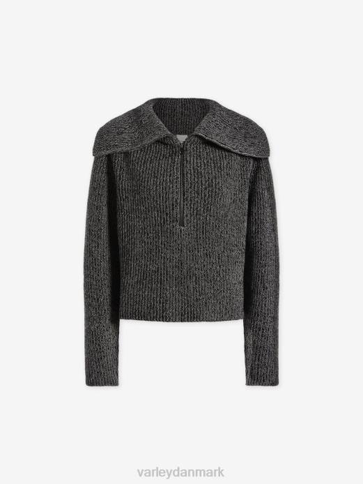 elise pullover med halv lynlås Varley Kvinder L460198 beklædning sort