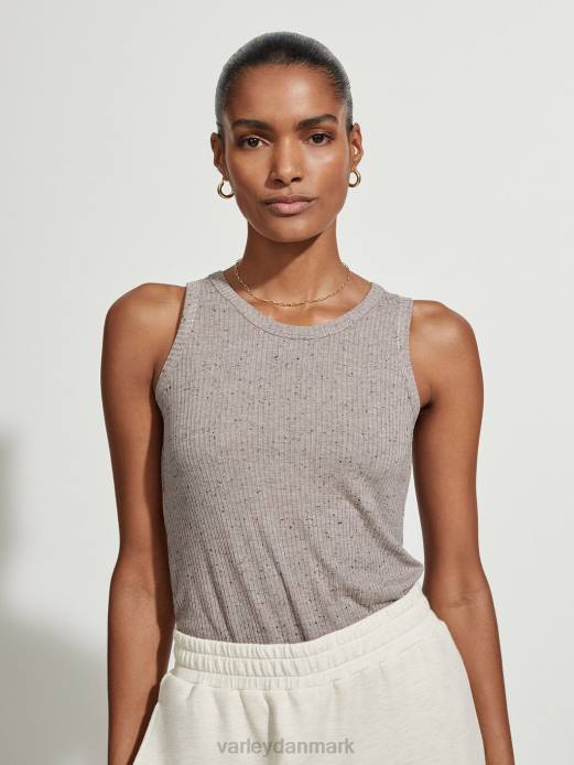 eliza tank Varley Kvinder L46098 beklædning dyb taupe pletter