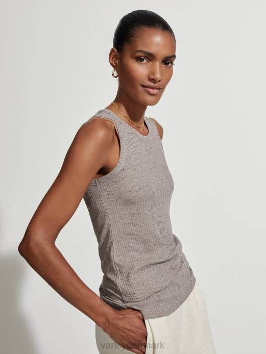 eliza tank Varley Kvinder L46098 beklædning dyb taupe pletter