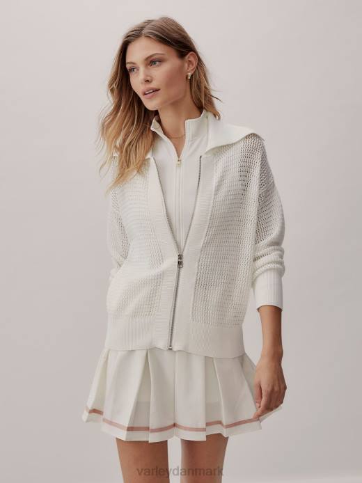 fairfield strik jakke Varley Kvinder L460411 beklædning sne hvid