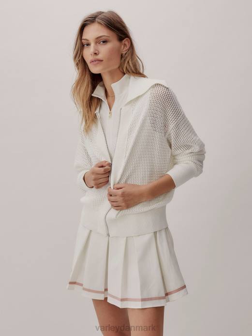 fairfield strik jakke Varley Kvinder L460411 beklædning sne hvid