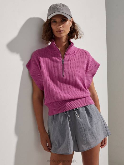 fulton beskåret strik Varley Kvinder L460100 beklædning eng lilla