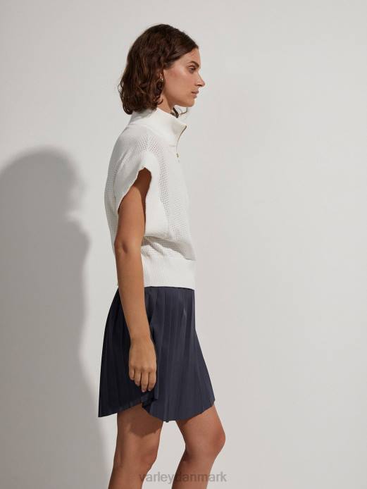 fulton beskåret strik Varley Kvinder L46099 beklædning sne hvid