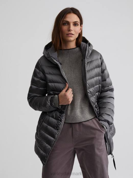 gibson jakke Varley Kvinder L460449 beklædning børstet sølv metallic