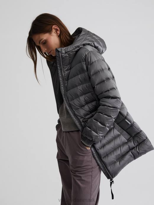 gibson jakke Varley Kvinder L460449 beklædning børstet sølv metallic