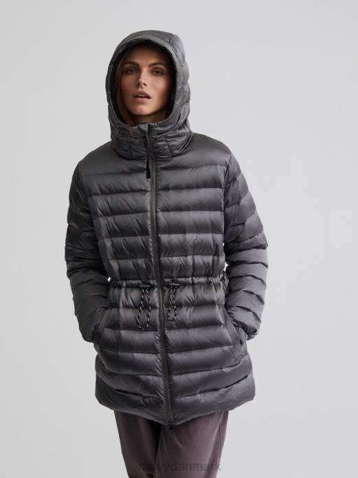 gibson jakke Varley Kvinder L460449 beklædning børstet sølv metallic