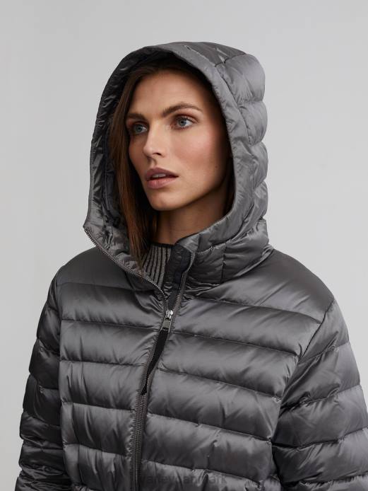 gibson jakke Varley Kvinder L460449 beklædning børstet sølv metallic