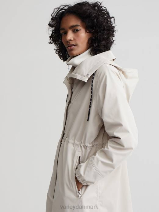 grove lang parka Varley Kvinder L460456 beklædning sølv foring