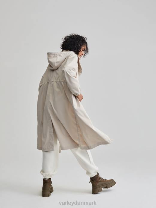 grove lang parka Varley Kvinder L460456 beklædning sølv foring