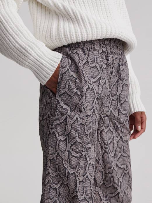 hamilton bukser Varley Kvinder L460376 beklædning sølv python slange