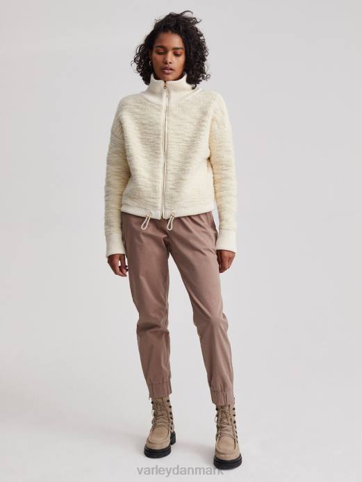 hunter fleece med lynlås Varley Kvinder L460424 beklædning hejre