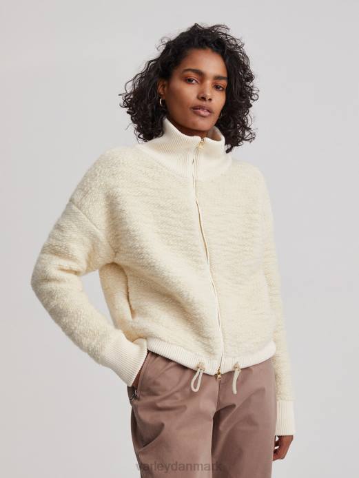 hunter fleece med lynlås Varley Kvinder L460424 beklædning hejre