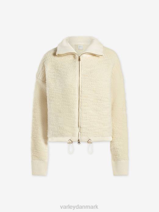 hunter fleece med lynlås Varley Kvinder L460424 beklædning hejre