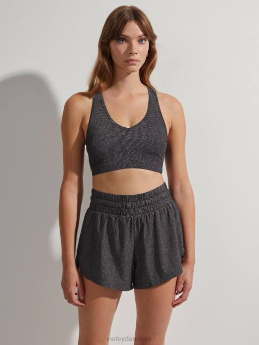 lad os parkere bh Varley Kvinder L460129 beklædning sort gitter slange