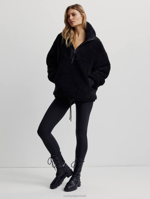 Appleton pullover med halv lynlås Varley Kvinder L460473 beklædning sort