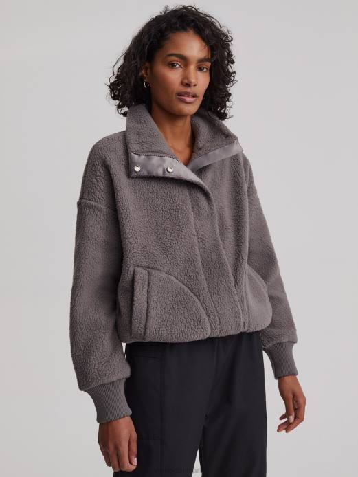 mayland fleecejakke Varley Kvinder L460436 beklædning dybt kul