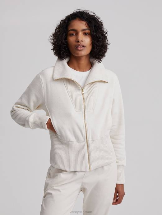 alisa sved med lynlås Varley Kvinder L460186 beklædning elfenbensmergel