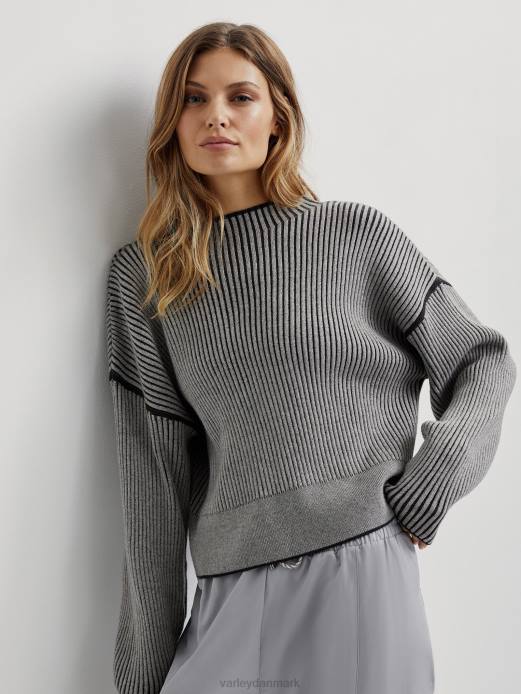 bevillingsstrik Varley Kvinder L460232 beklædning mellemgrå/lysgrå