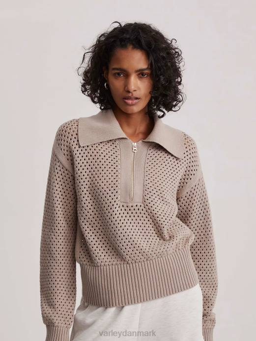 lilje strik polo Varley Kvinder L460152 beklædning taupe ler