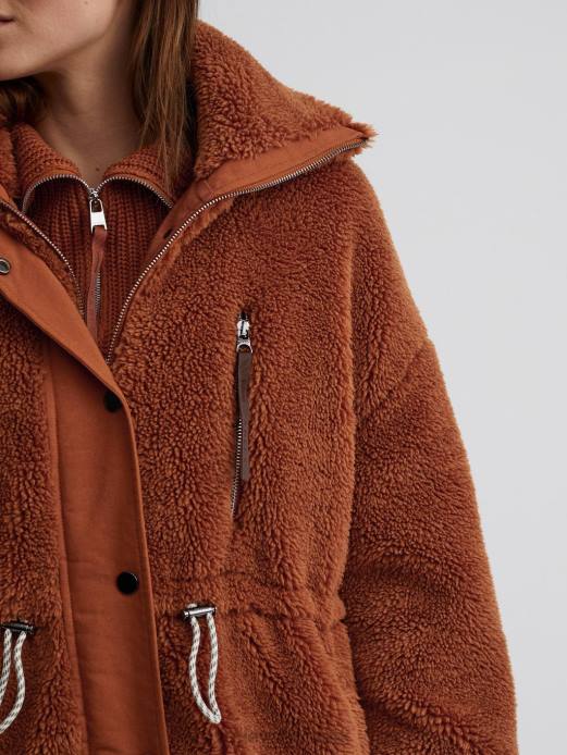 jones frakke Varley Kvinder L460438 beklædning karamel cafe