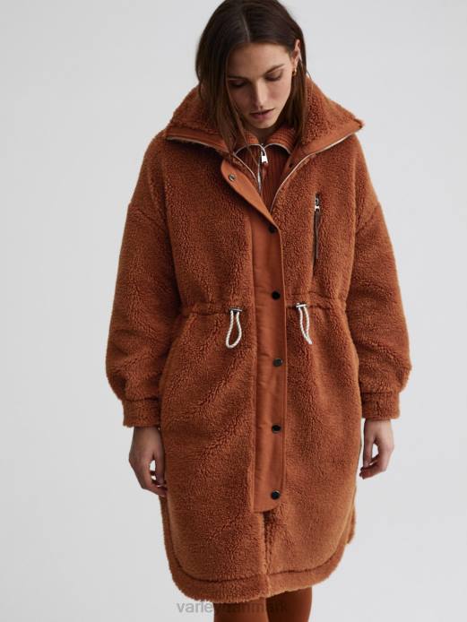 jones frakke Varley Kvinder L460438 beklædning karamel cafe