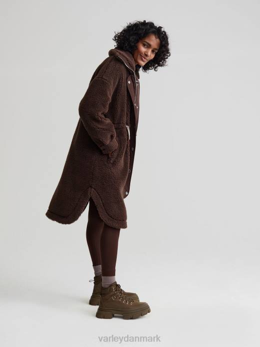 jones frakke Varley Kvinder L460439 beklædning kaffebønne