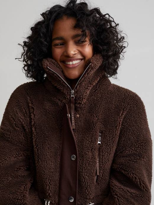 jones frakke Varley Kvinder L460439 beklædning kaffebønne