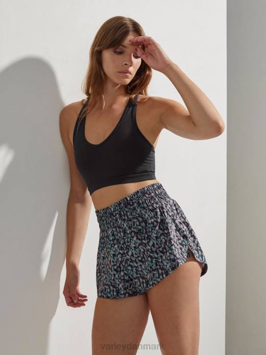 kallin løber kort 15\ Varley Kvinder L460280 beklædning mørk bevægelse kronblad