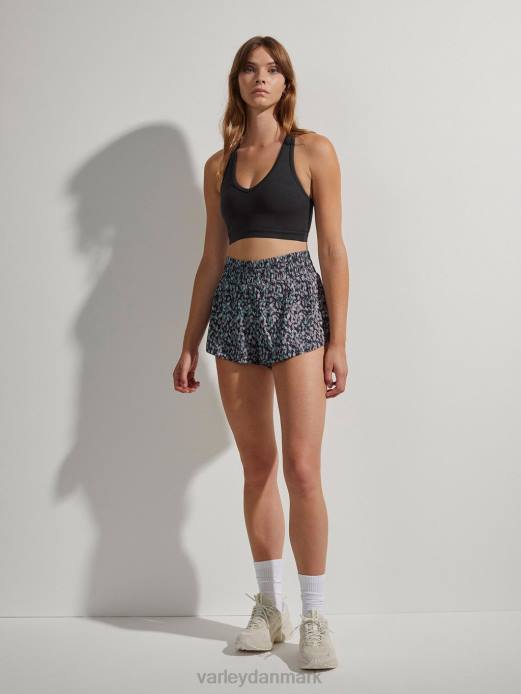 kallin løber kort 15\ Varley Kvinder L460280 beklædning mørk bevægelse kronblad