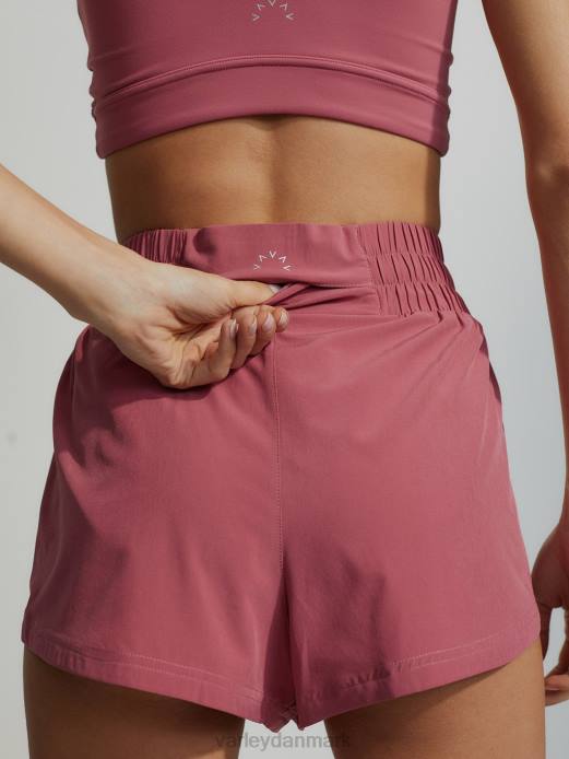 kallin løber kort 15\ Varley Kvinder L460281 beklædning rose vin