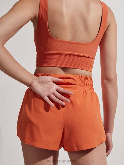 kallin løber kort 15\ Varley Kvinder L460283 beklædning orange rust