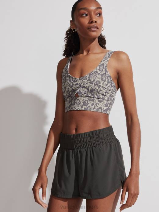 kallin løber kort 15\ Varley Kvinder L460288 beklædning oliven sten