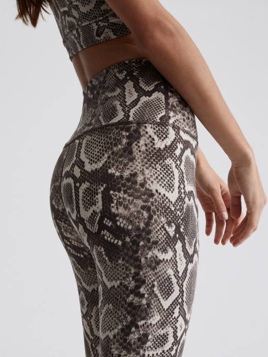 lad os gå højhus legging 25\ Varley Kvinder L460349 beklædning taupe klapperslange