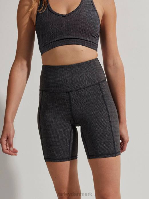 lad os gå lommekort 7\ Varley Kvinder L460314 beklædning sort gitter slange