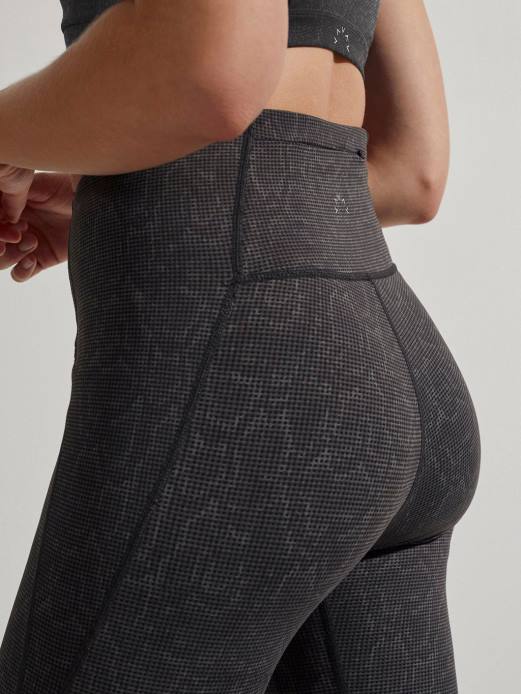 lad os gå natløbende legging 25\ Varley Kvinder L460347 beklædning sort gitter slange