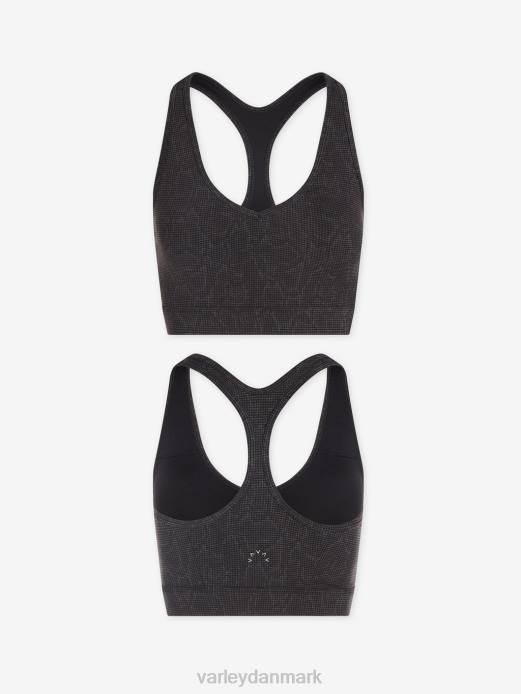 lad os parkere bh Varley Kvinder L460129 beklædning sort gitter slange