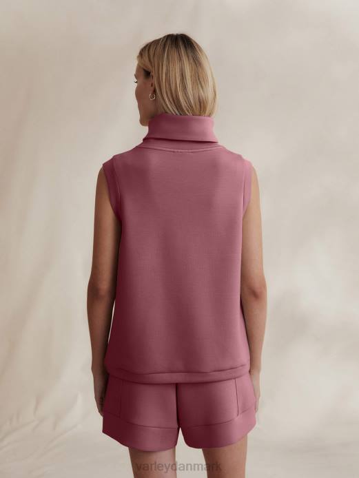 leigh højhalset tank Varley Kvinder L46035 beklædning vilde rabarber