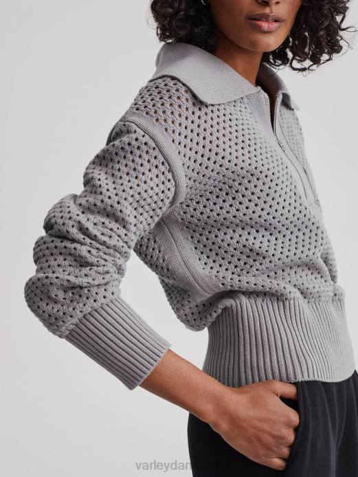 lilje strik polo Varley Kvinder L460151 beklædning griffin grå