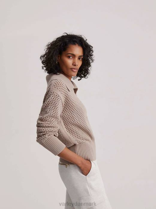 lilje strik polo Varley Kvinder L460152 beklædning taupe ler