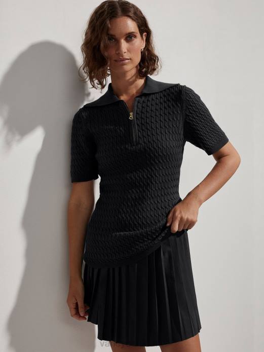 lillian off court polo Varley Kvinder L460141 beklædning sort