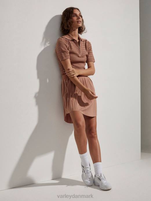 lillian off court polo Varley Kvinder L460142 beklædning mokka mousse