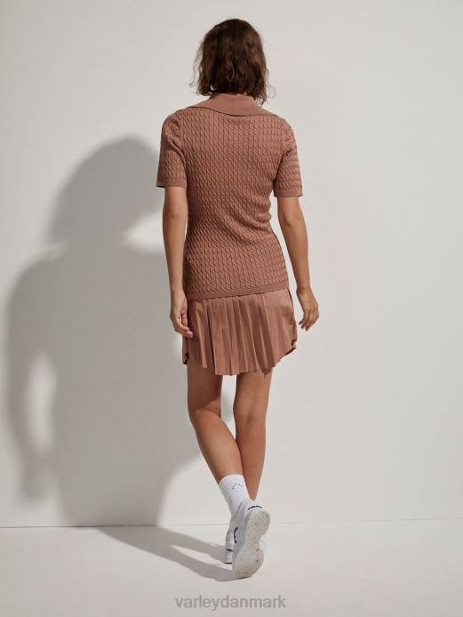 lillian off court polo Varley Kvinder L460142 beklædning mokka mousse