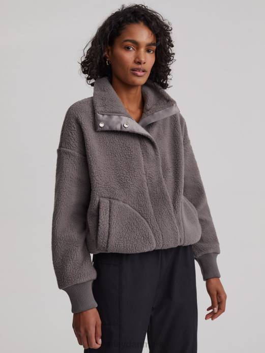 mayland fleecejakke Varley Kvinder L460436 beklædning dybt kul