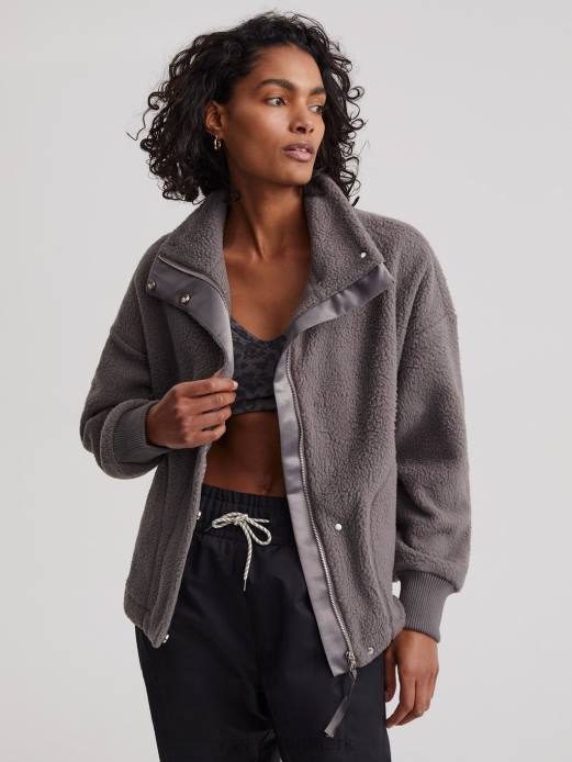 mayland fleecejakke Varley Kvinder L460436 beklædning dybt kul