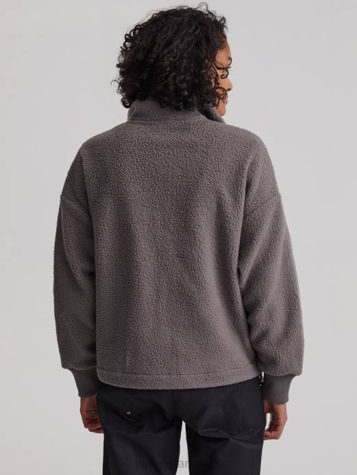 mayland fleecejakke Varley Kvinder L460436 beklædning dybt kul