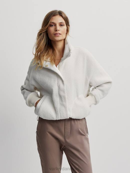 mayland fleecejakke Varley Kvinder L460437 beklædning hviske hvid