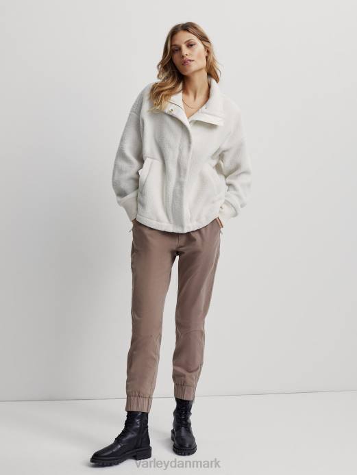 mayland fleecejakke Varley Kvinder L460437 beklædning hviske hvid