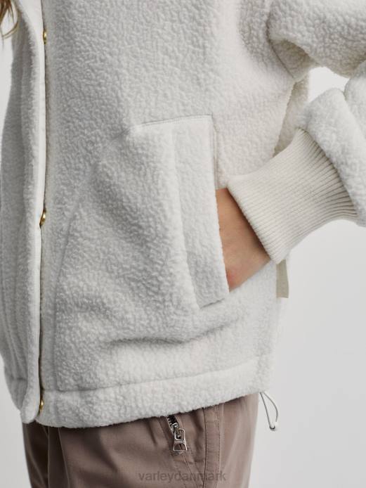 mayland fleecejakke Varley Kvinder L460437 beklædning hviske hvid