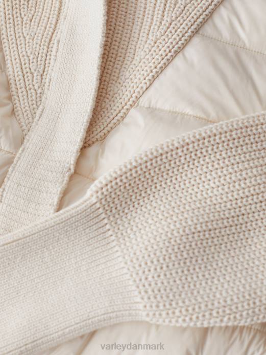 montrose jakke Varley Kvinder L460432 beklædning hvid hætte grå