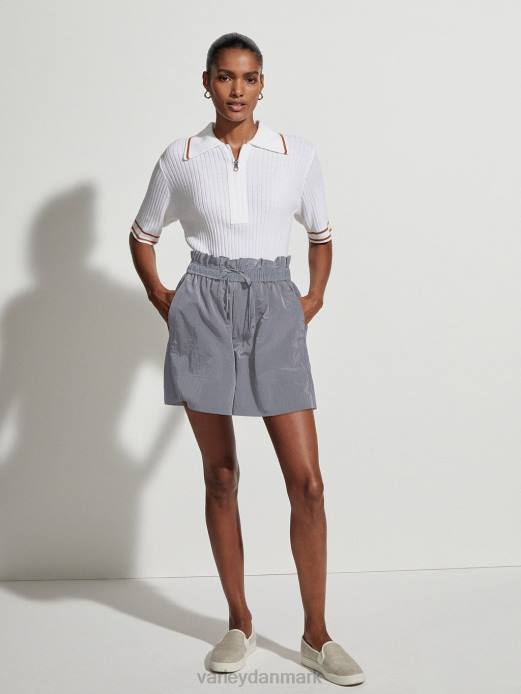 napier monteret strik polo Varley Kvinder L460137 beklædning hvid